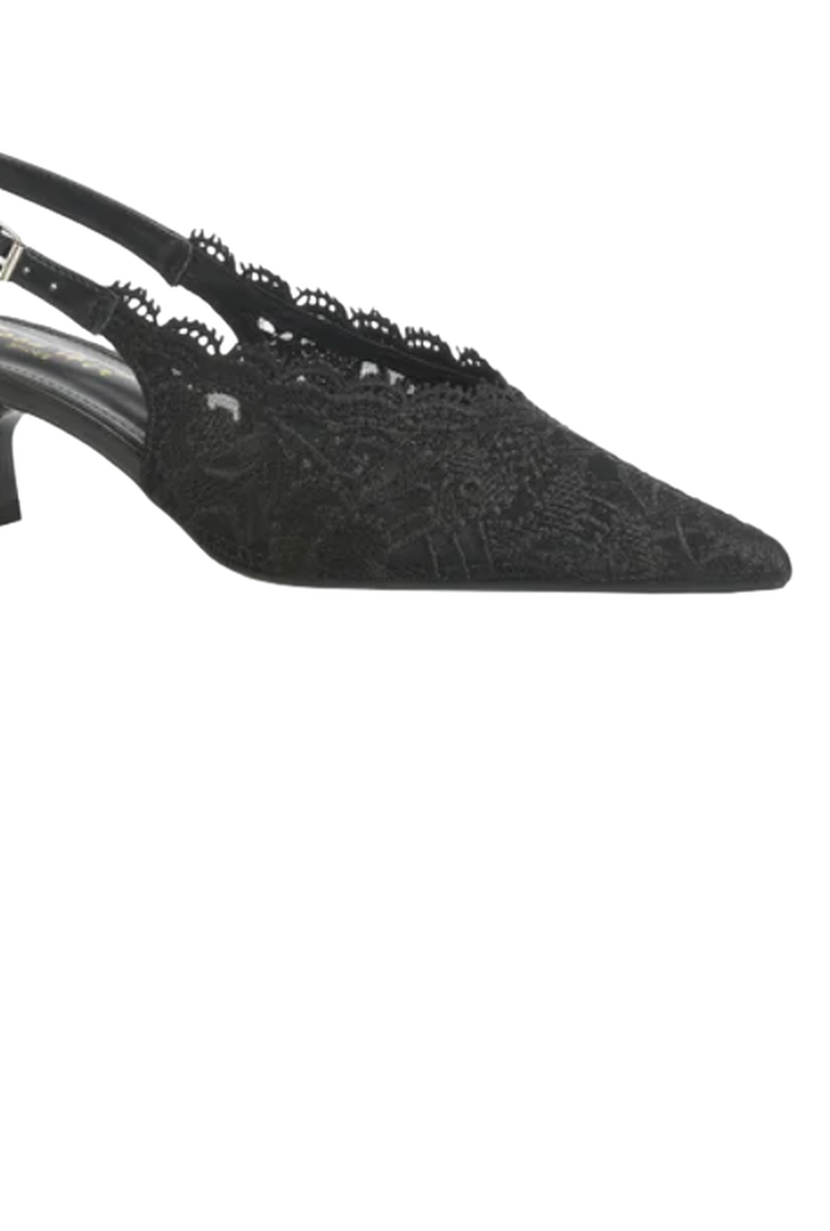 Escarpins Slingback Dentelle — détail